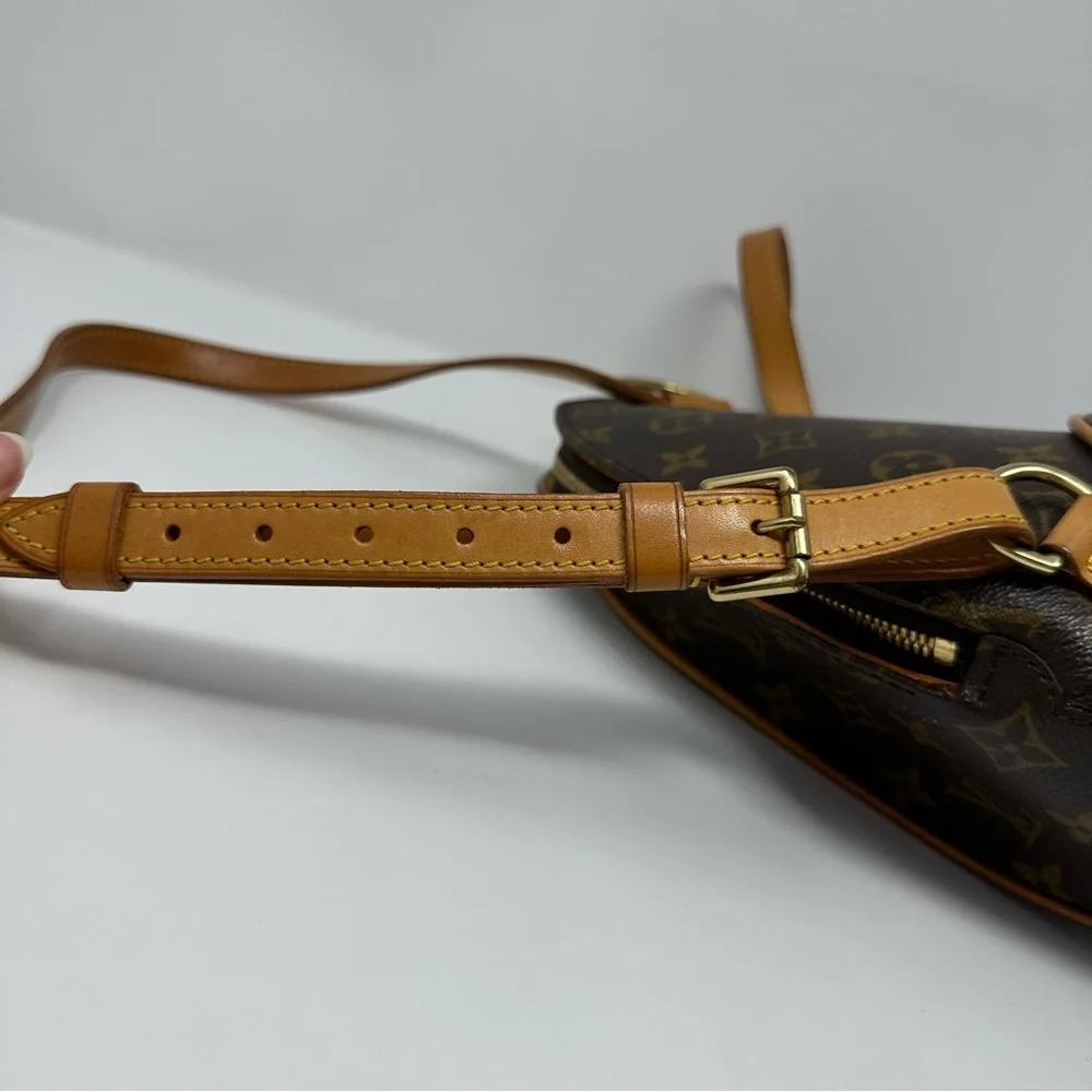 Louis Vuitton Brown and Tan Monogram Backpack